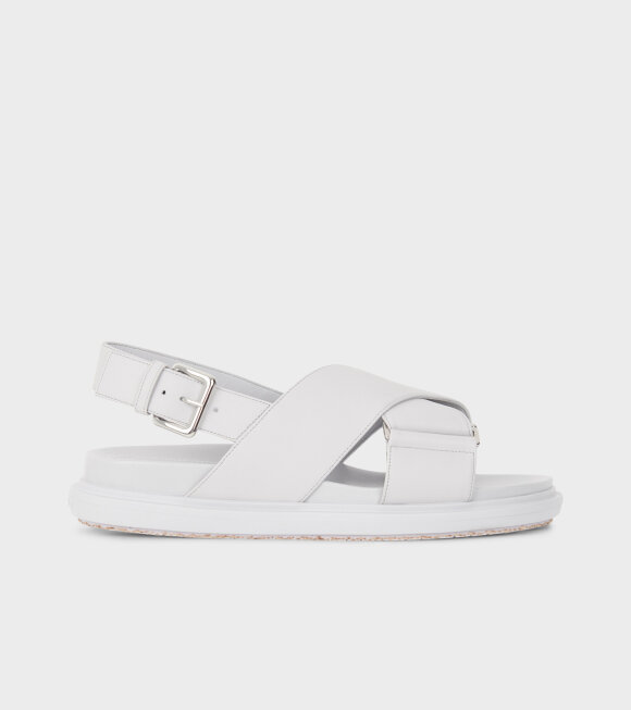 Marni - Fussbett Sandal Light Grey