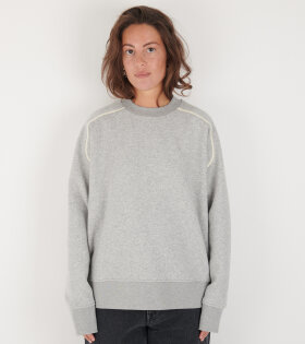 Embroidery Sweatshirt Grey