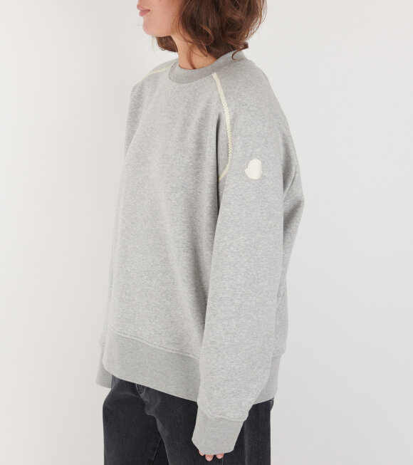 Moncler - Embroidery Sweatshirt Grey