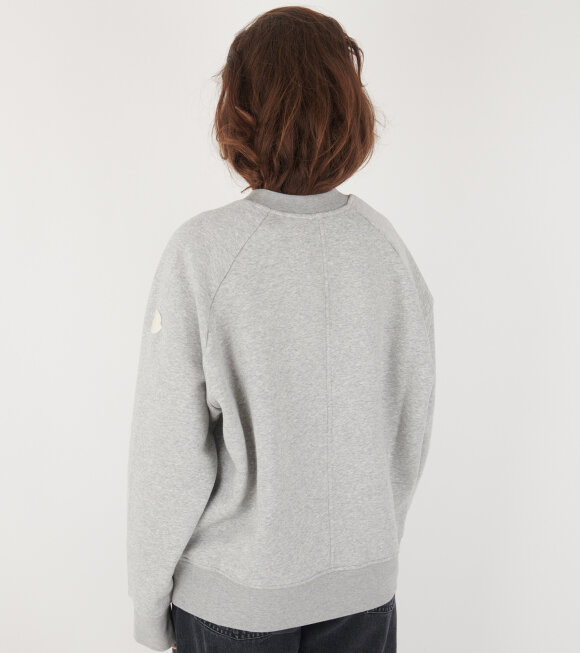 Moncler - Embroidery Sweatshirt Grey