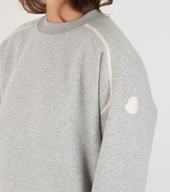 Moncler - Embroidery Sweatshirt Grey