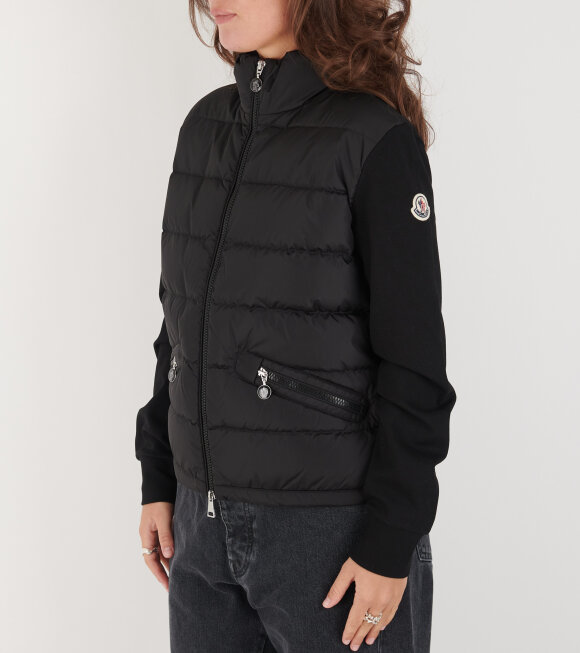 Moncler - Padded Zip-up Sweatshirt Black