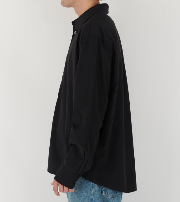 Our Legacy - Beyond Shirt Black Liquid Poplin