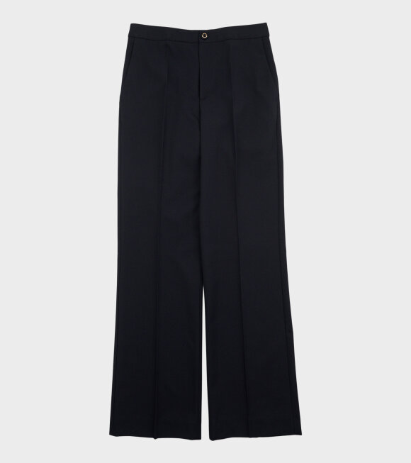 Moncler - Wool Blend Trousers Blue