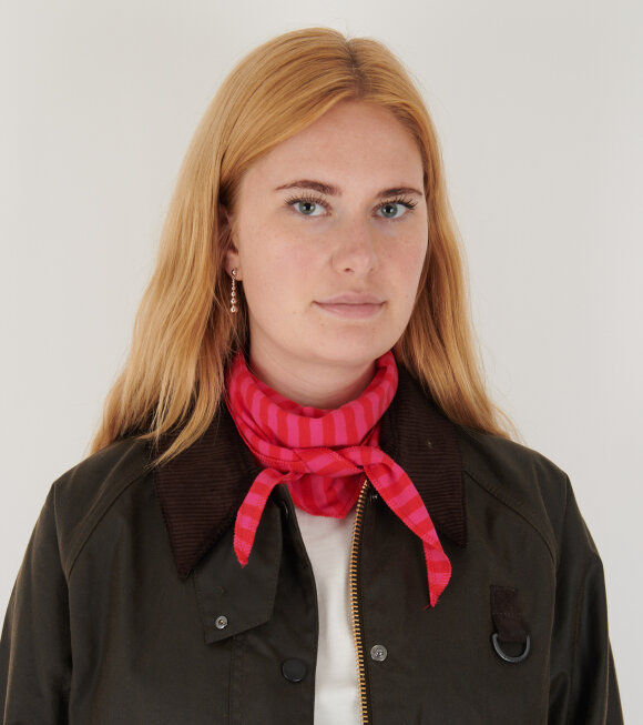 Nørgaard Paa Strøget - Scarf Triangle Red/Pink