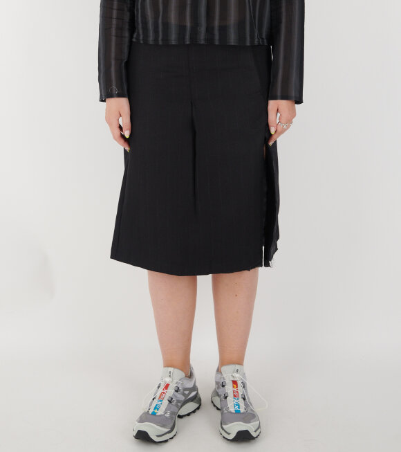 Our Legacy - Claps Skirt Maitre D Black Wool