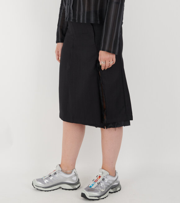 Our Legacy - Claps Skirt Maitre D Black Wool