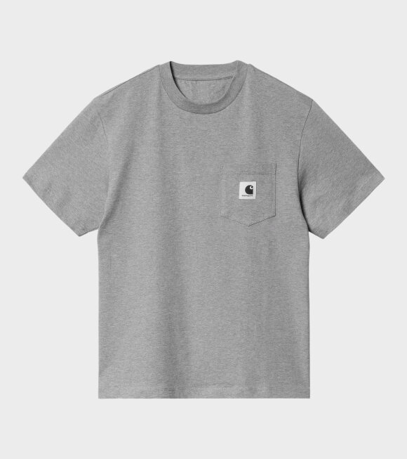 Carhartt WIP - W S/S Pocket T-shirt Grey Heather