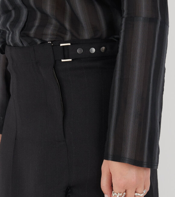 Our Legacy - Claps Skirt Maitre D Black Wool