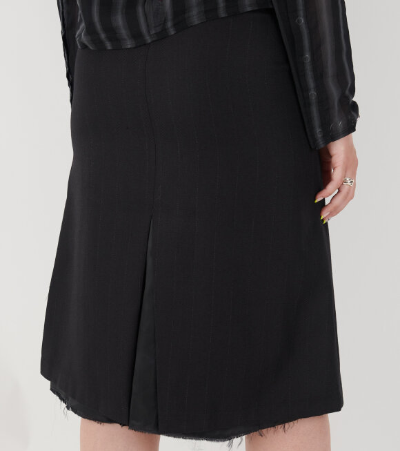 Our Legacy - Claps Skirt Maitre D Black Wool