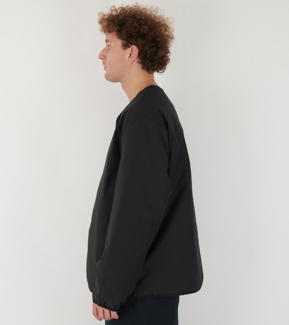 Nanamica - Reversible Down Cardigan Charcoal