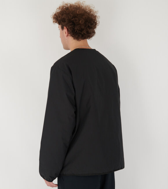 Nanamica - Reversible Down Cardigan Charcoal