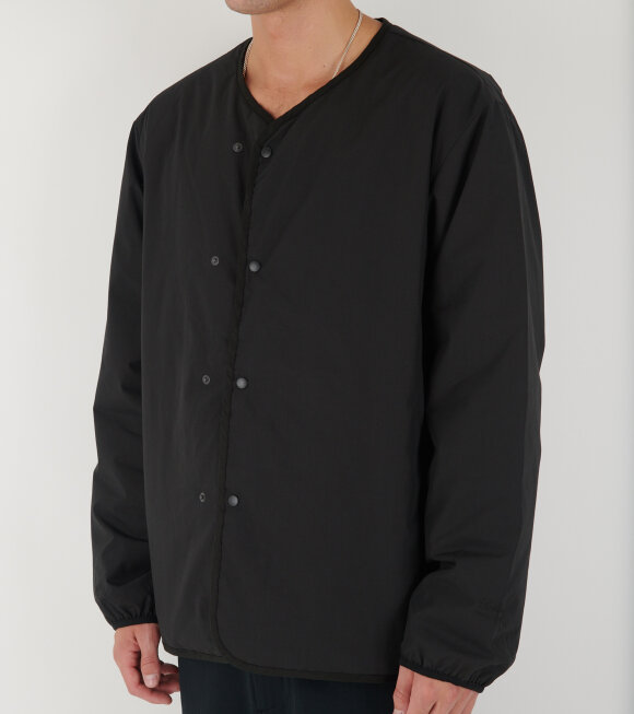 Nanamica - Reversible Down Cardigan Charcoal