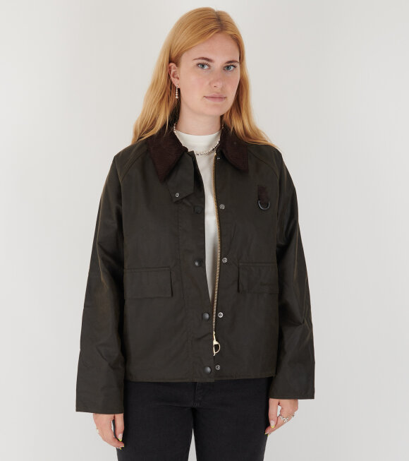 Barbour - Spey Wax Jacket Olive Green