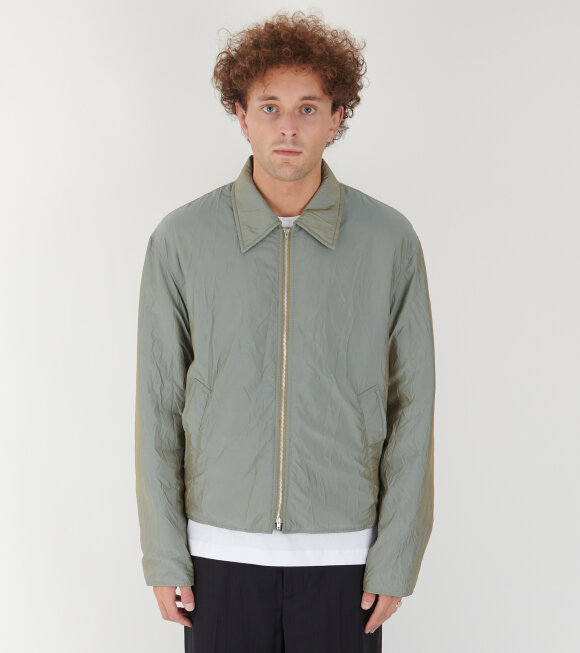 Our Legacy - Slight Jacket Shining Olive Crinkle Solaro