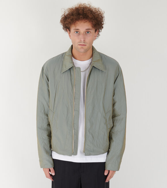 Our Legacy - Slight Jacket Shining Olive Crinkle Solaro