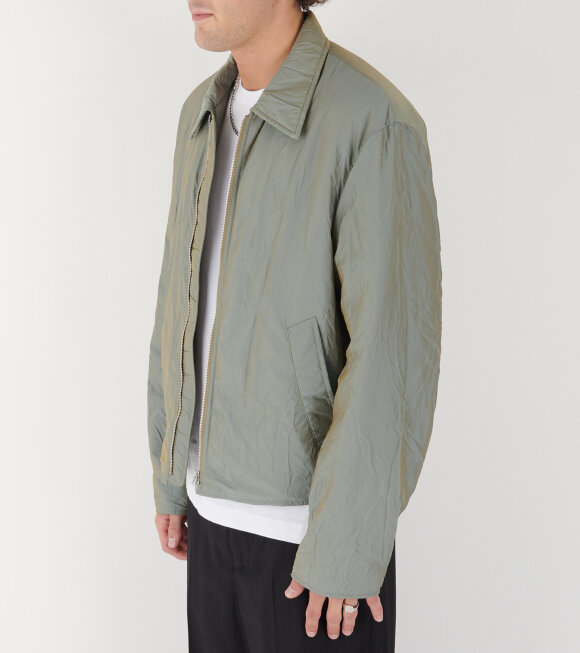 Our Legacy - Slight Jacket Shining Olive Crinkle Solaro