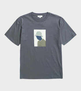 Johannes Bucket Hat T-shirt Print Grey