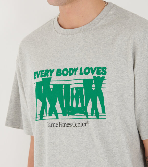 Carne Bollente - Every Body Loves T-shirt Grey