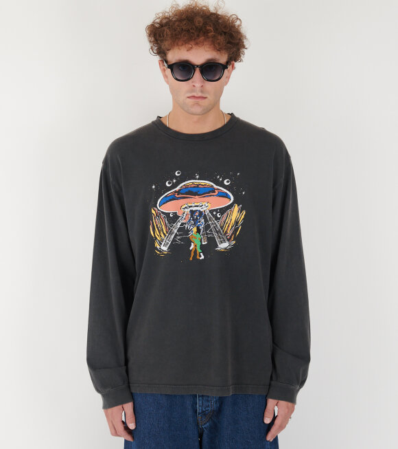 Carne Bollente - Cosmic Caress L/S T-shirt Off Black