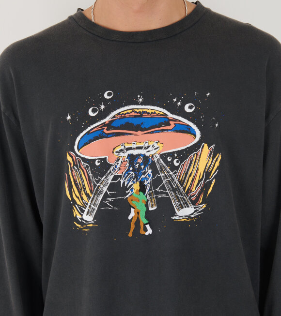 Carne Bollente - Cosmic Caress L/S T-shirt Off Black