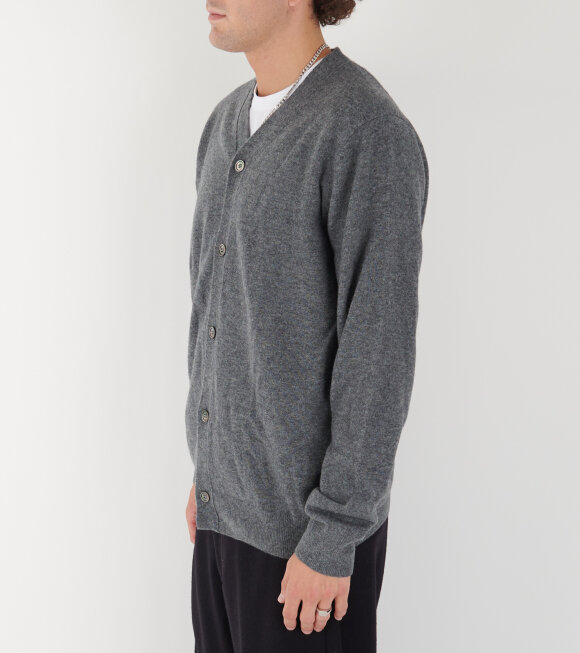 Comme des Garcons Shirt - Mens Knit Cardigan Grey