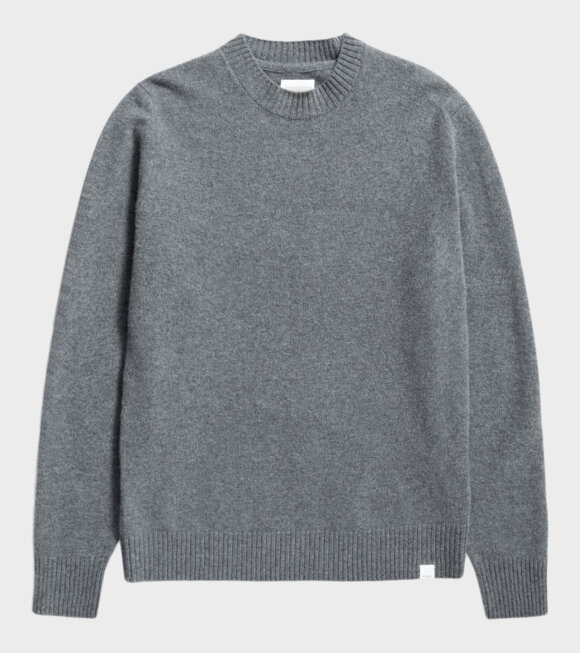 Norse Projects - Standard Merino Lambswool Sweater Grey Melange