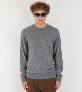 Standard Merino Lambswool Sweater Grey Melange