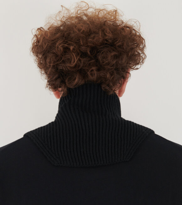 RIER - Plastron Wool Black