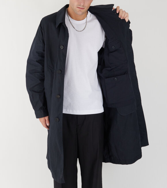 Comme des Garcons Homme - Long Coat Navy