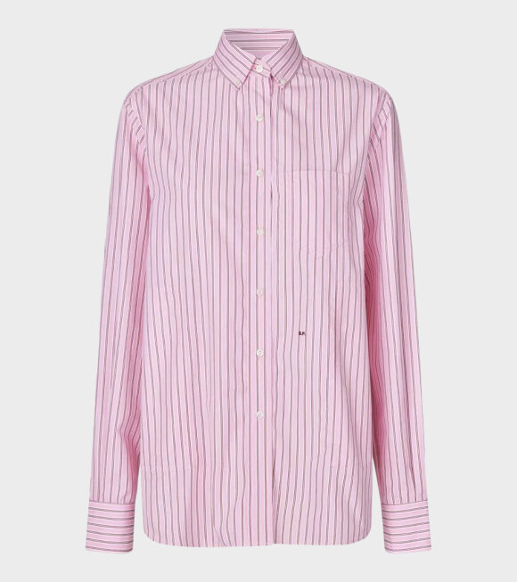 Saks Potts - William Shirt Berry Stripe