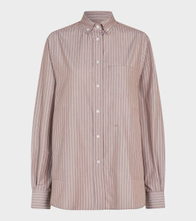 William Shirt Brown Shadow Stripe