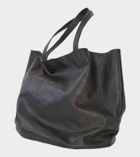 Full Grain Leather Tote Bag Black