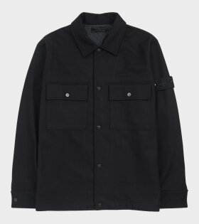 Ghost Wool Overshirt Black