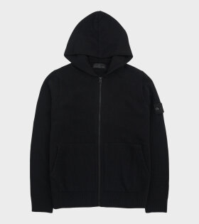 Ghost Knit Hoodie Black