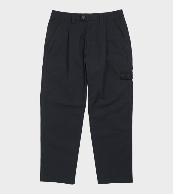 Stone Island - Ghost Loose Canvas Trousers Black