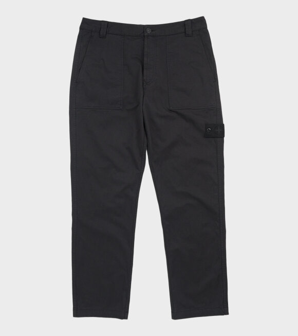 Stone Island - Ghost Cotton Wool Trousers Black