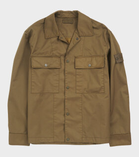 Ghost Performance Twill Wool Jacket Olive Green