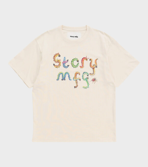 Story mfg. - Grateful Tee S/S Ecru Bugging