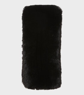 Furry Scarf Black