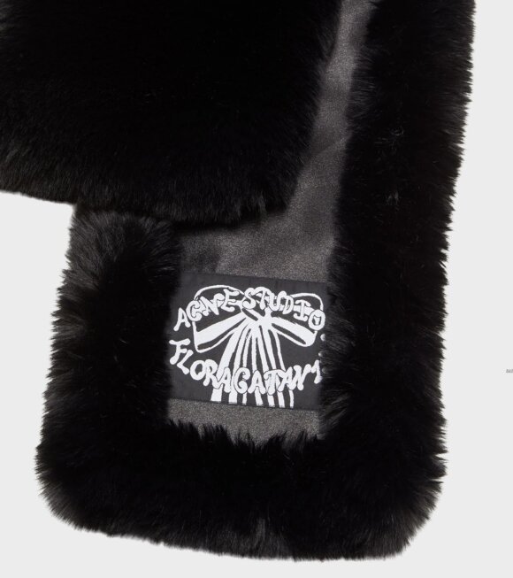 Acne Studios - Furry Scarf Black