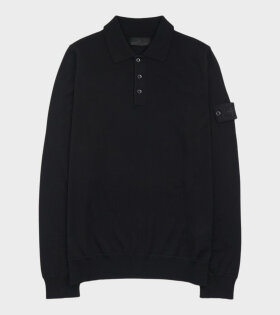 Ghost Wool L/S Polo Black