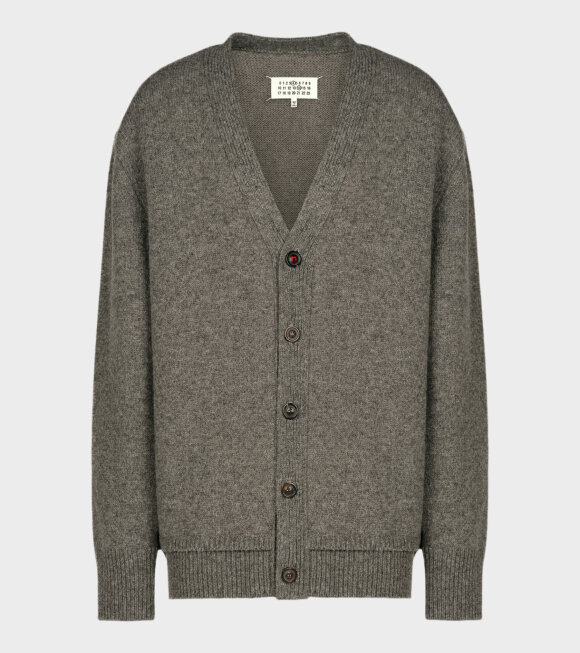 Maison Margiela - Elbow Patch Cardigan Grey