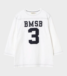 Tenjiku Football 3/4 T-shirt White