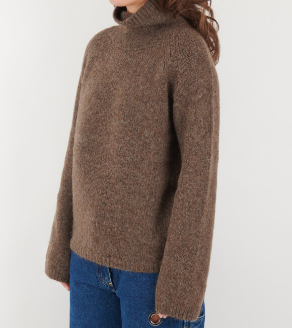 AF Agger - Brushed Knit Jumper Brown