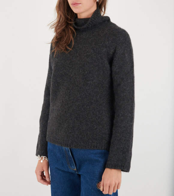 AF Agger - Brushed Knit Jumper Charcoal