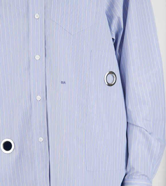 Saks Potts - Eyelet William Shirt Noble Blue