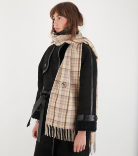 Schatter Scarf Brown Check