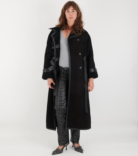 Saks Potts - Alexa Trenchcoat Black