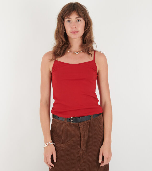 Amomento - Strap Top Red